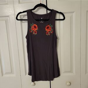 American Eagle Outfitters Soft & Sexy oversized charcoal grey tank